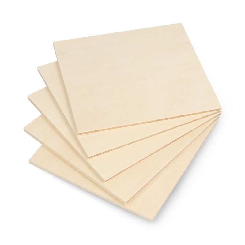 Sklejka topolowa 4mm 110x120mm - 5szt.