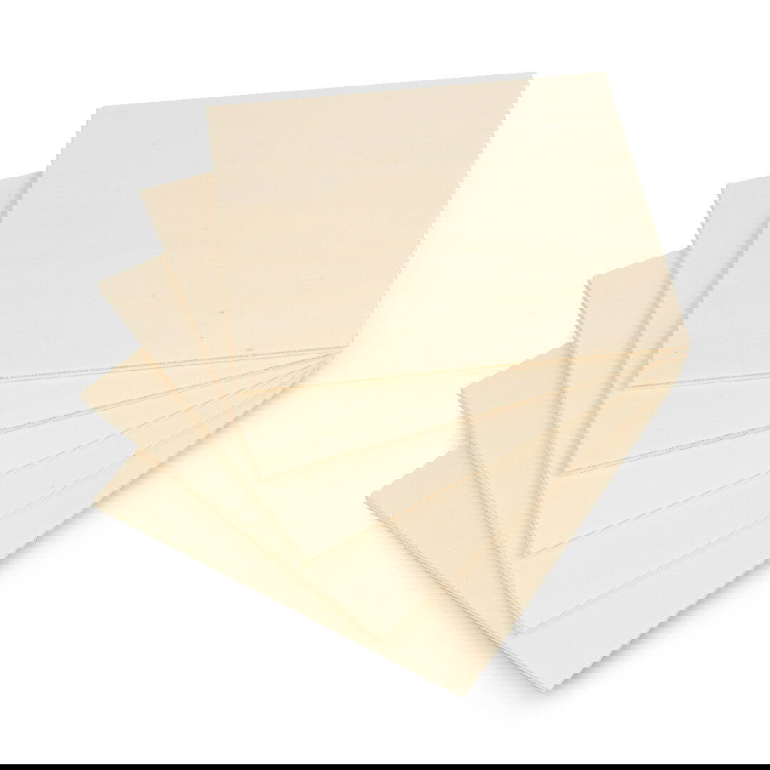 Sklejka topolowa 3mm 110x120mm - 5szt.