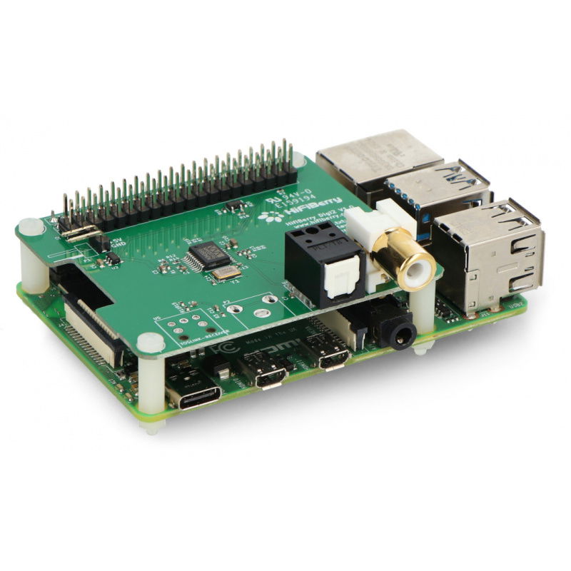 HiFiBerry Digi2 Standard - zvuková karta pro Raspberry Pi 4B /