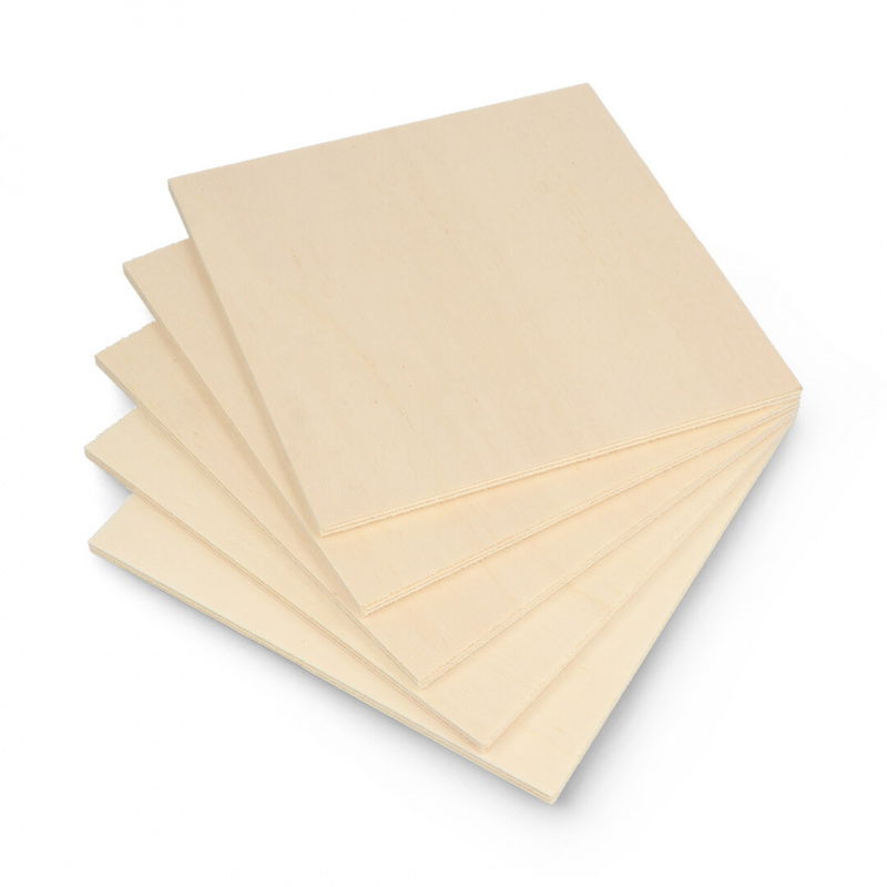 Sklejka topolowa 5mm 160x160mmm - 5szt.