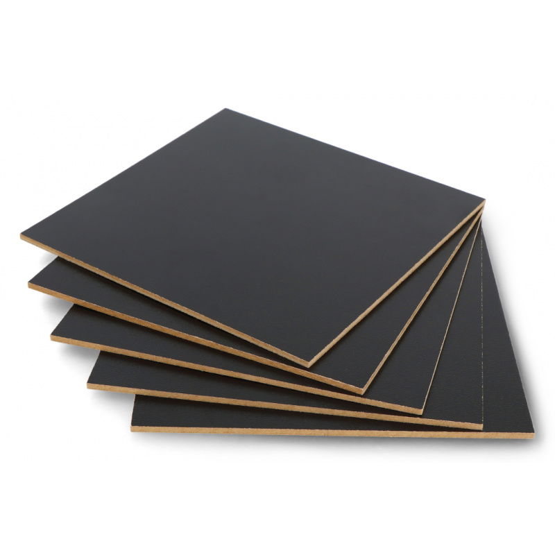 HDF czarny 160x160mm - 5szt.