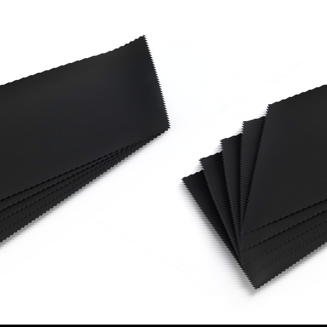 Black Pebbled PU Leatherette Fabric - YD001