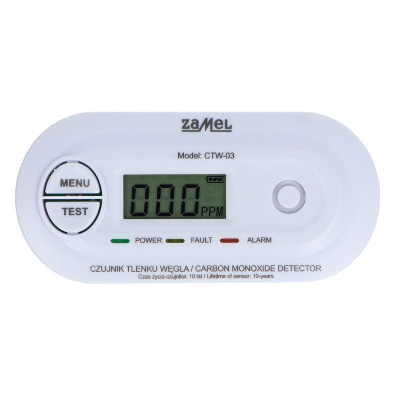 CZUJNIK TLENKU WĘGLA BATERYJNY TYP: CTW-03