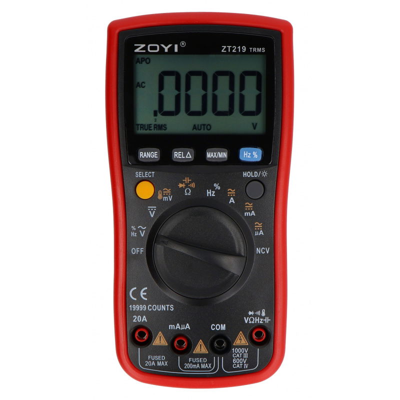 Cyfrowy miernik uniwersalny ZOYI ZT-219