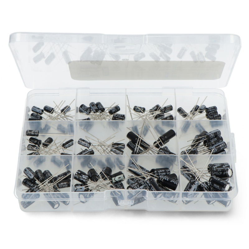 Zestaw kondensatorów elektrolitycznych LV - 120szt.