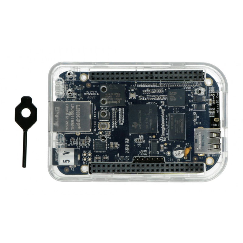 Pouzdro BeagleBone Black - transparentní HQ