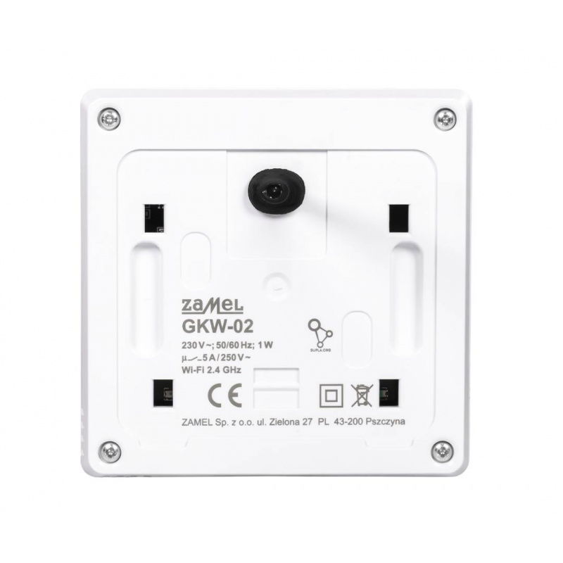 Regulator temperatury Wi-Fi GKW-02 - biały