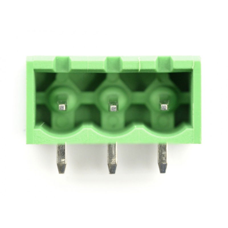 Listwa montażowa męska, 3-pinowa, raster 5,08mm, kątowa