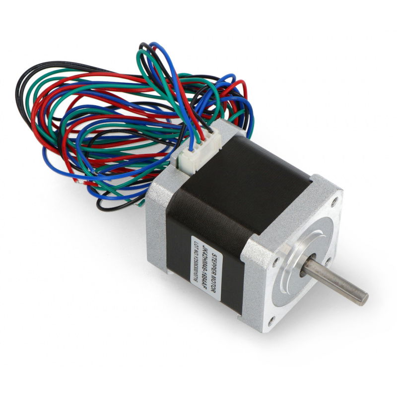 Krokový motor JK42HM48-1684 400 kroků / ot. 3,0 V / 1,68 A /
