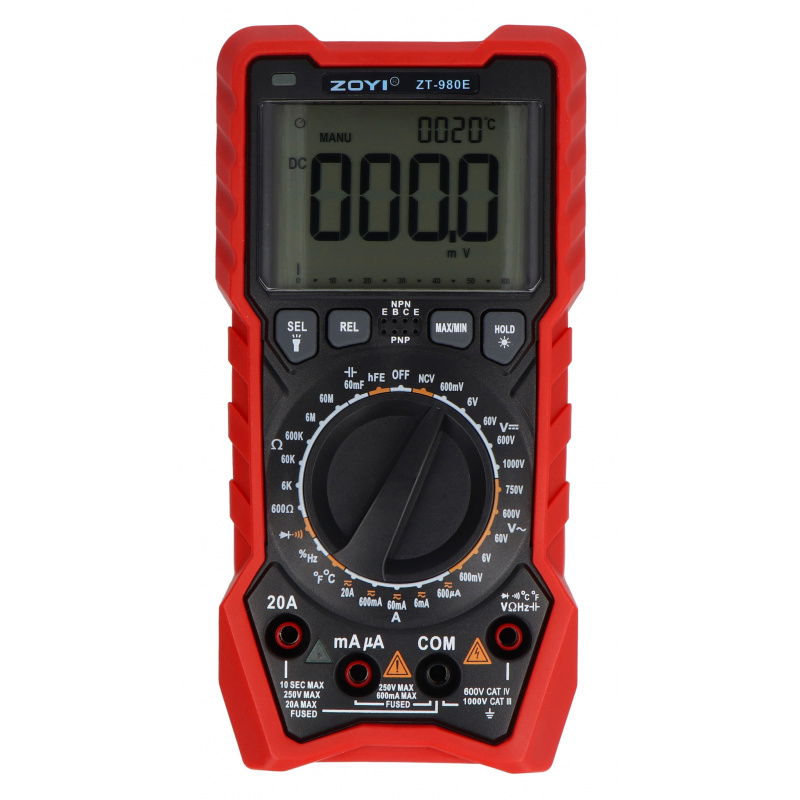 Univerzální měřič True RMS s funkcí NCV - ZOYI ZT-980