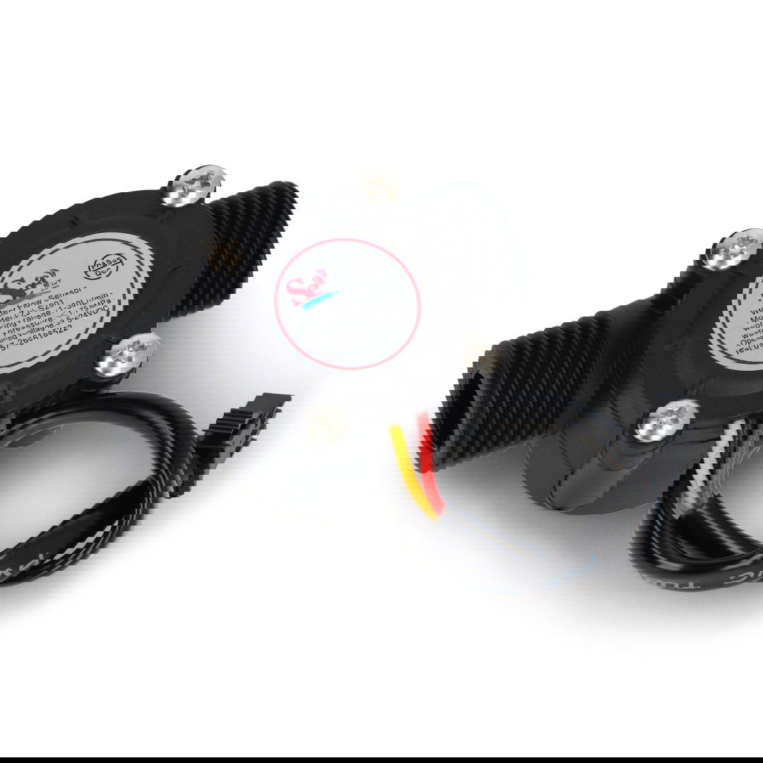 Čidlo průtoku kapaliny YF-S201 30l / m - závit 1/2 ''