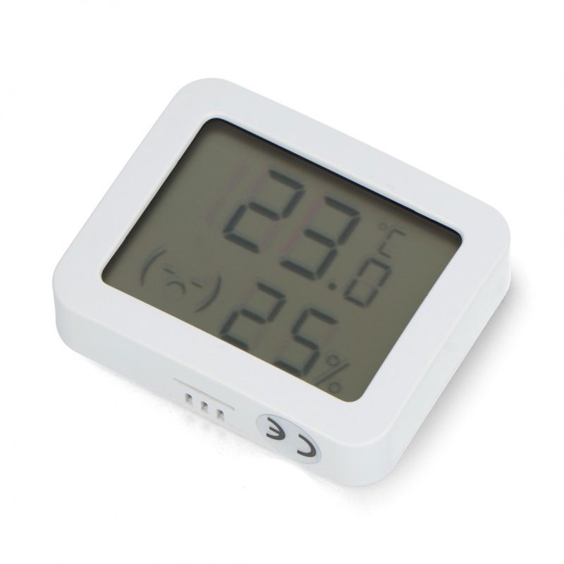 Najmniejszy Czujnik Sensor Temperatury Wilgotności LCD Zigbee