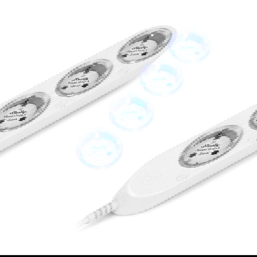 Shelly Power Strip 4 Gen4 - Inteligentna listwa zasilająca -