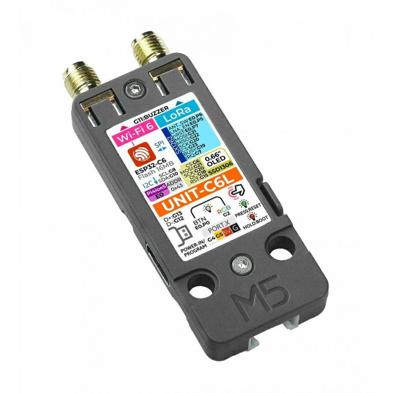 M5Stack C6L Unit for Meshtastic(SX1262, ESP32-C6)