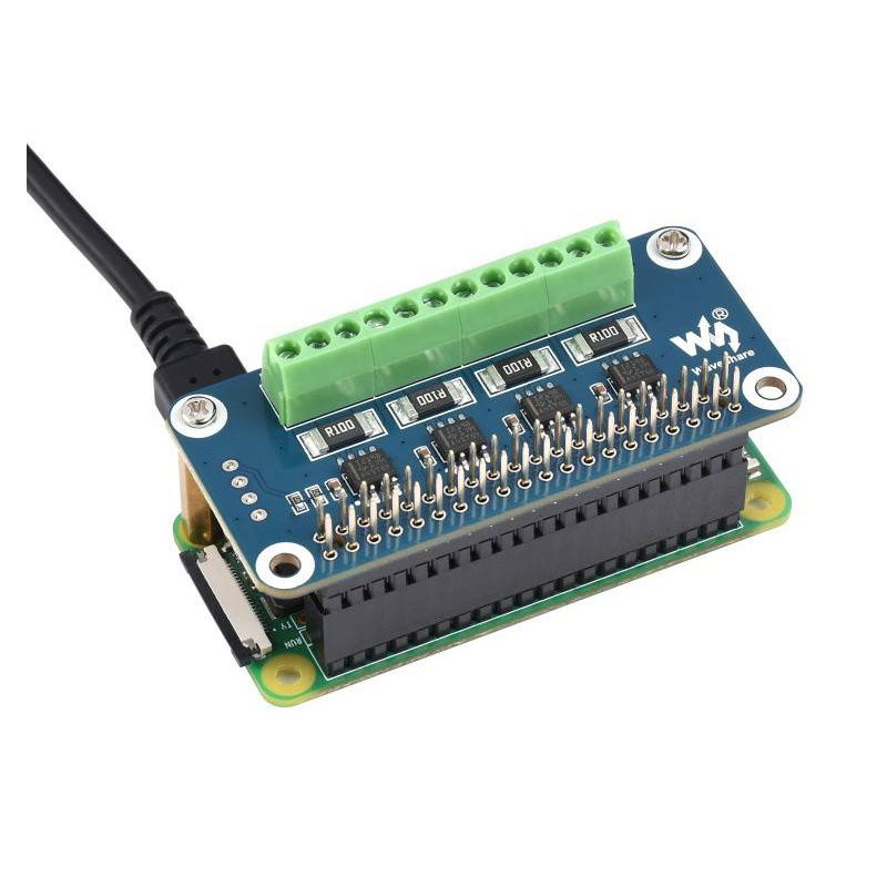 4-ch Current/Voltage/Power Monitor HAT for Raspberry Pi