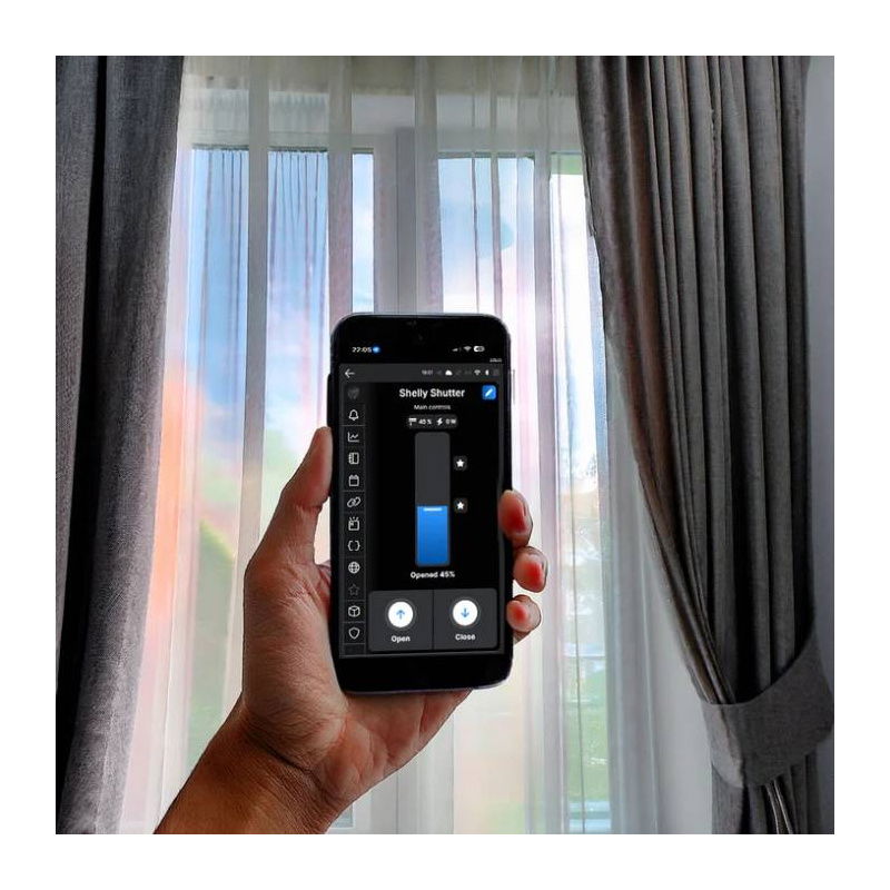 Shelly Zestaw 2 Sterowników do Żaluzji/Zasłon WiFi Shelly