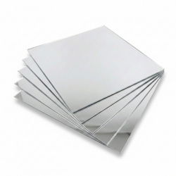 Plexi srebrne lustro 2mm 200x200mm (5szt)