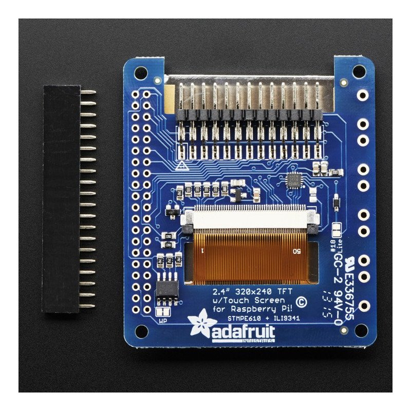 Mini Kit PiTFT Hat - 2,4 "odporový dotykový displej 320x240 pro Raspberry Pi A + / B + / 2