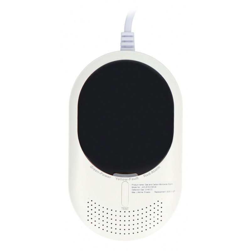 Czujnik gazu i czadu 2w1, detektor tlenku węgla, CO, metan butan