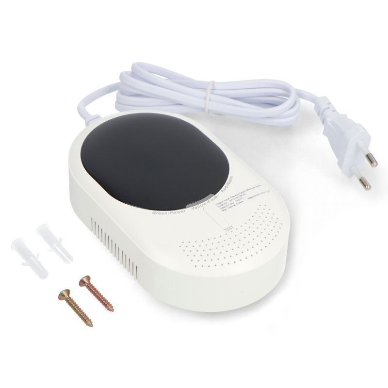 Czujnik gazu i czadu 2w1, detektor tlenku węgla, CO, metan butan