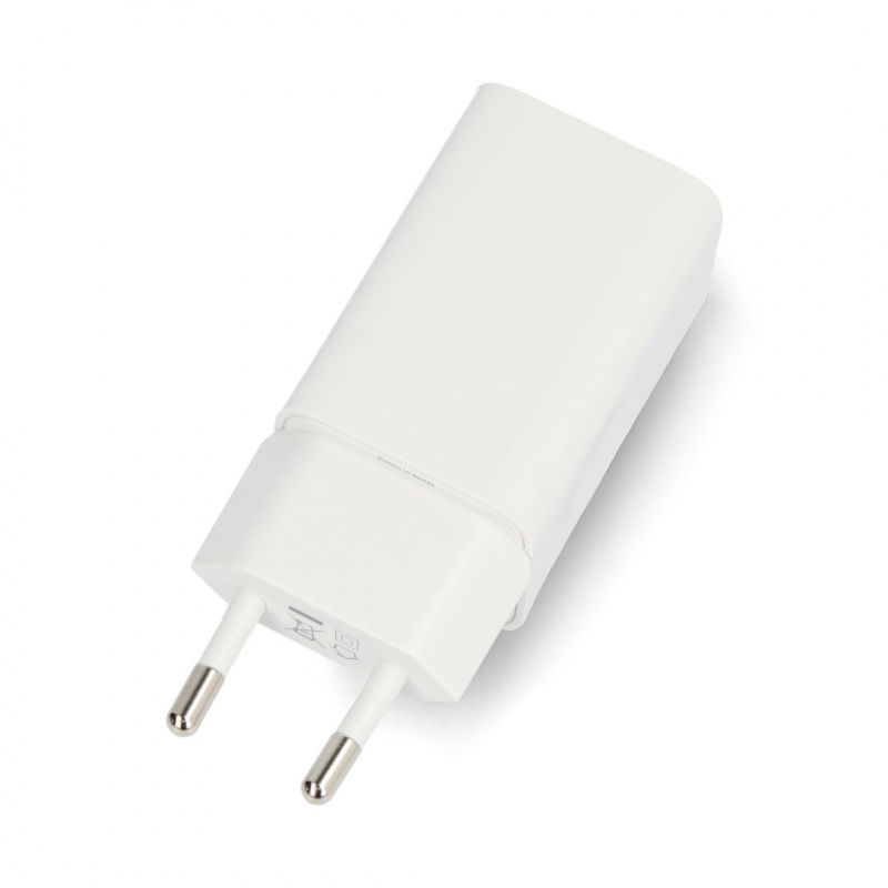 Ładowarka Quick Charger, USB, USB-C (biała)