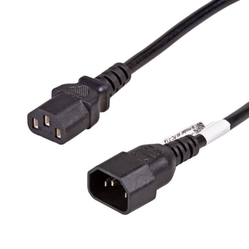 Kabel zasilający przedłużacz Akyga AK-PC-11A CCA 3x0.5mm² IEC