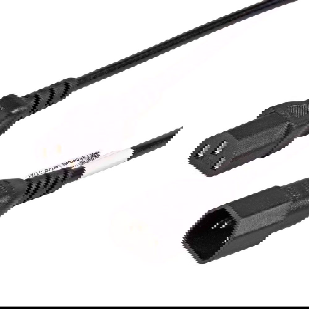 Kabel zasilający przedłużacz Akyga AK-PC-11A CCA 3x0.5mm² IEC