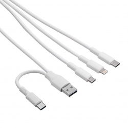 Kabel USB Akyga AK-USB-52 USB A + USB type C / micro USB B (m)