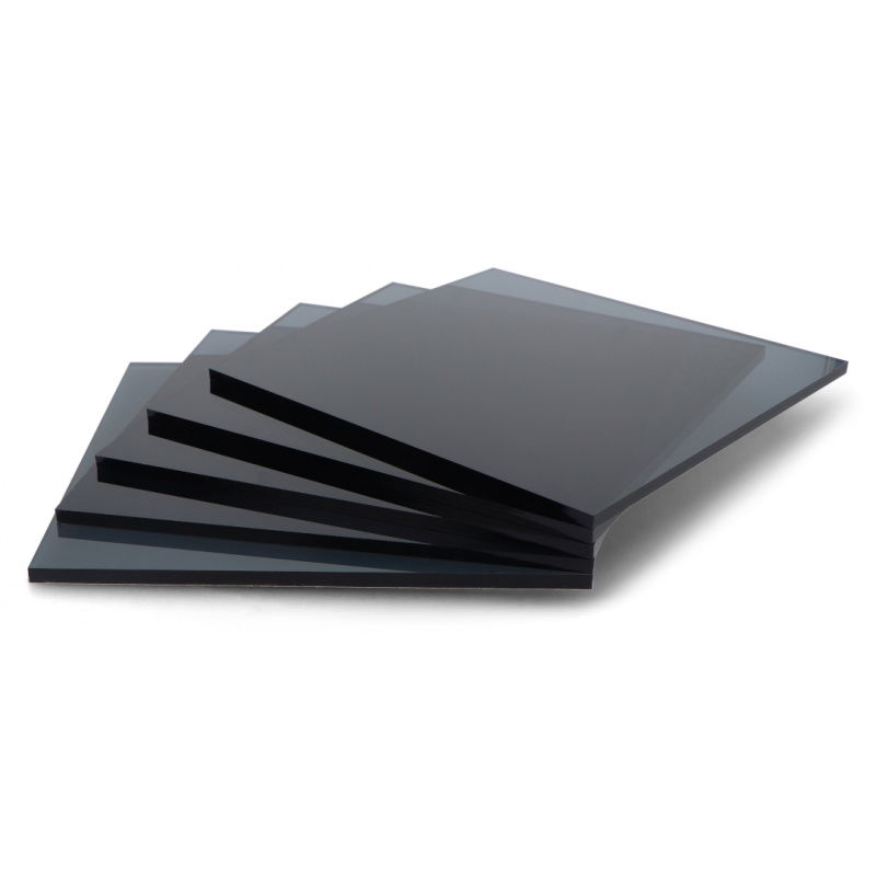 Plexi dymiona grafit 6mm 200x200mm (5szt)