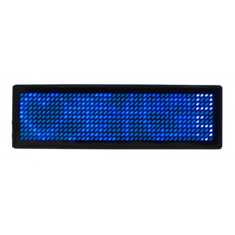 LED Name Tag Blue