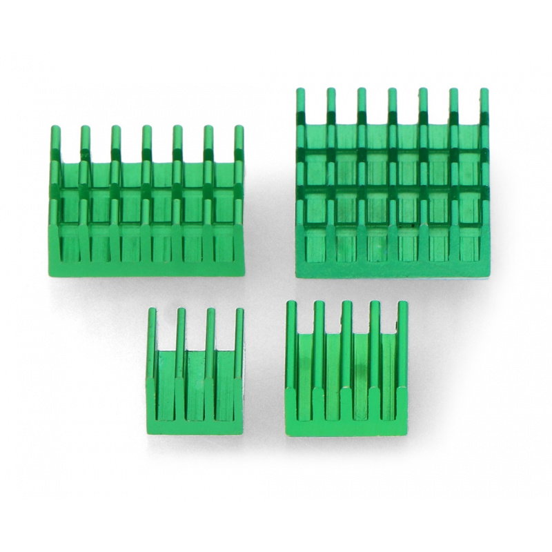 Sada chladičů pro Raspberry Pi 4B - s tepelně vodivou páskou -