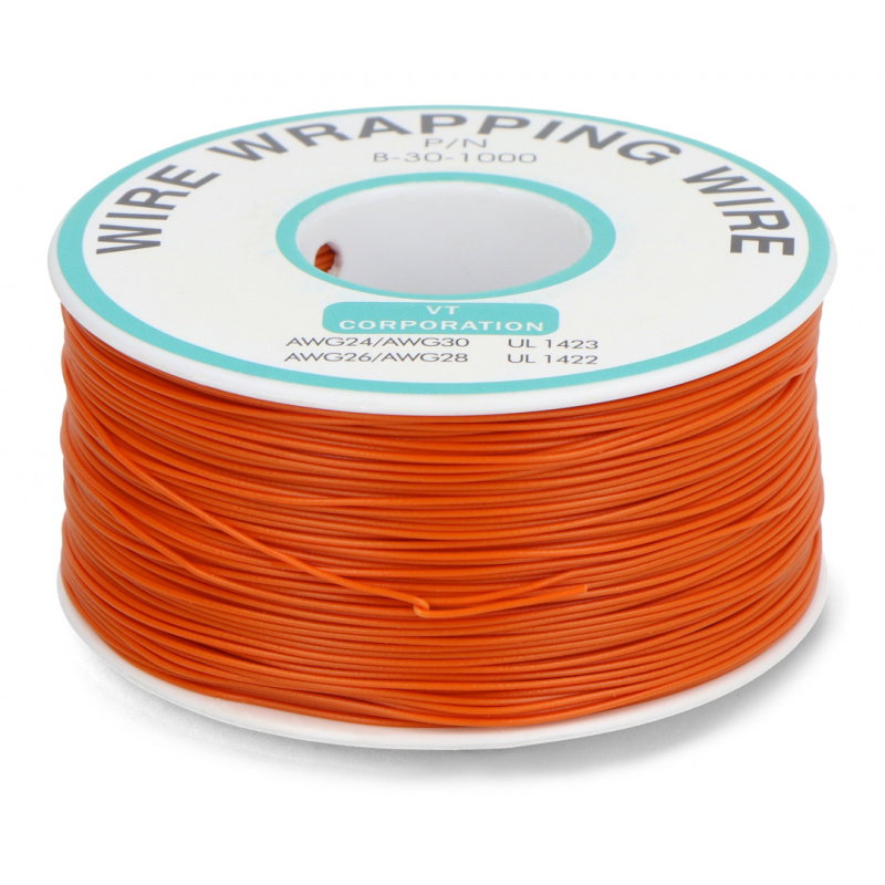 Drát z PVC 0,25 mm - oranžový - role 200 m