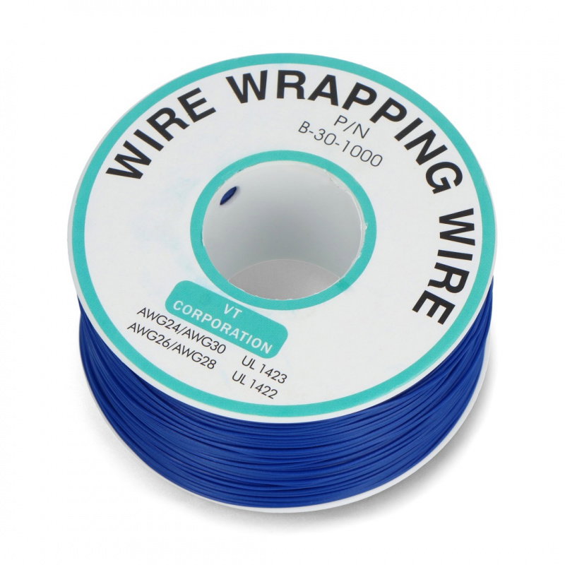 PVC drátěný kabel 0,25 mm - modrý - role 200 m