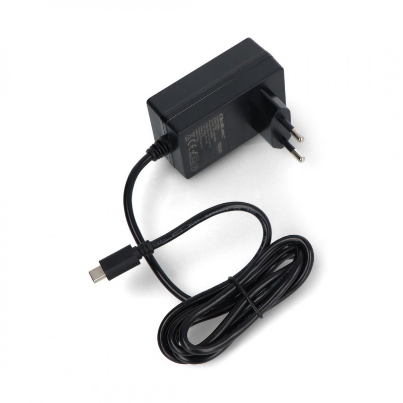 Qoltec Ładowarka Super FAST PD do Raspberry PI 5 | USB-C | 27W
