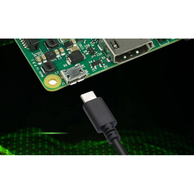 Qoltec Ładowarka Super FAST PD do Raspberry PI 5 | USB-C | 27W