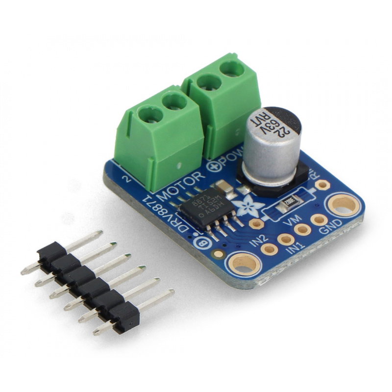 DRV8871 - jednokanálový budič motoru 45 V / 3,6 A - Adafruit