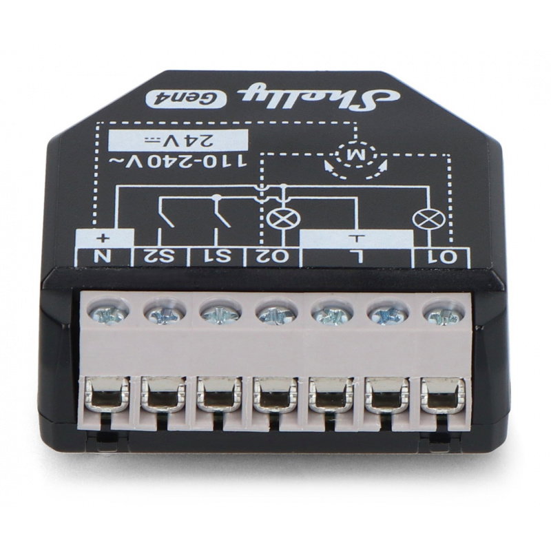 Przekaźnik SHELLY 2PM Gen4 Zigbee Matter 2-kanałowy