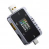 FNIRSI FNAC-28 2v1 USB tester - měřič napětí, proudu a výkonu z - zdjęcie 1