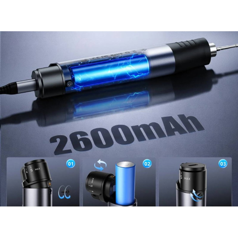 FNIRSI HS-03 - Bezdrátová dobíjecí páječka s USB typu C 10 W
