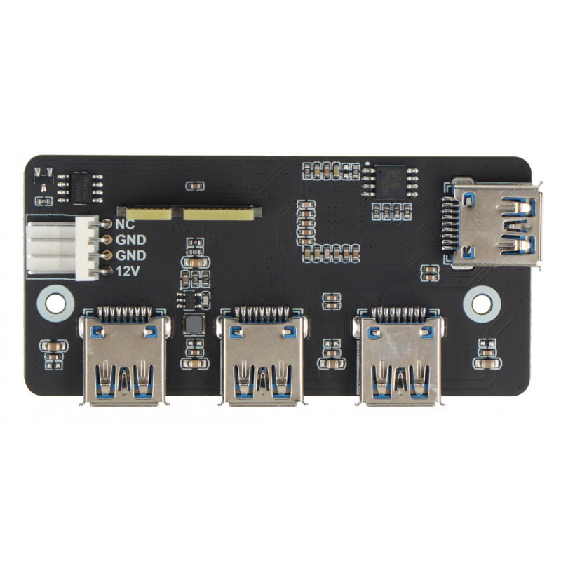 Adaptér PCIe na USB 3.2 Gen1 HUB 4x USB - kompatibilní s