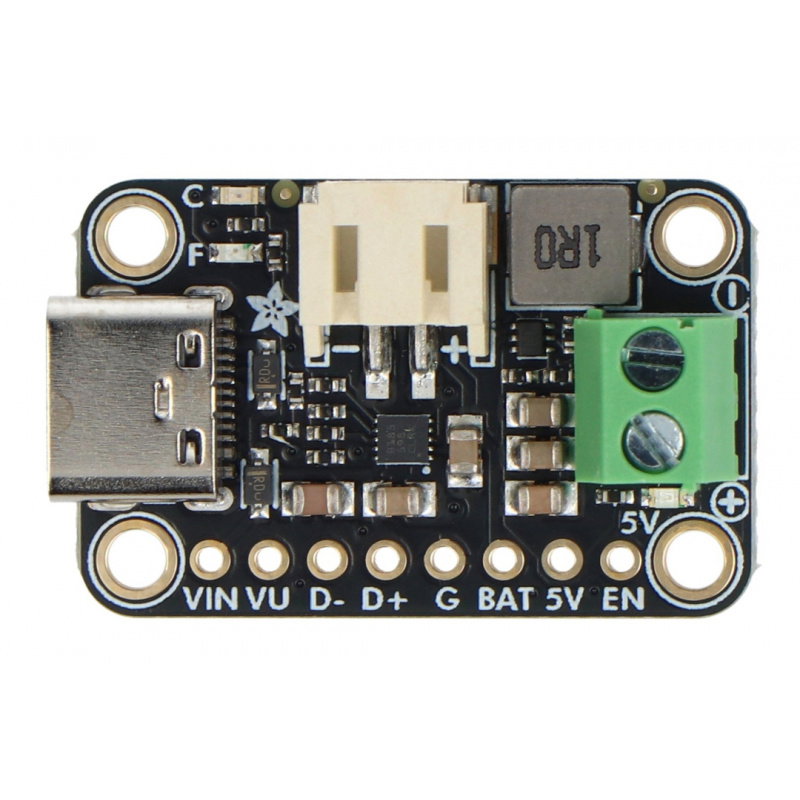 Adafruit bq25185 USB / DC / Solar Charger with 5V Boost Board