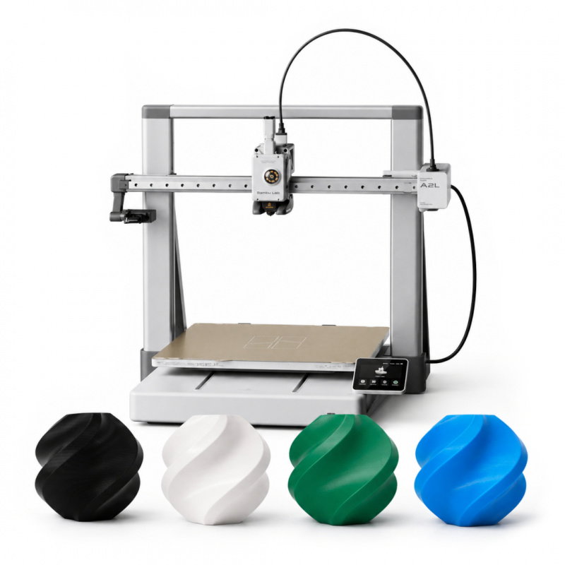 Balení - 3D tiskárna Bambu Lab A2L + 4x PLA filament