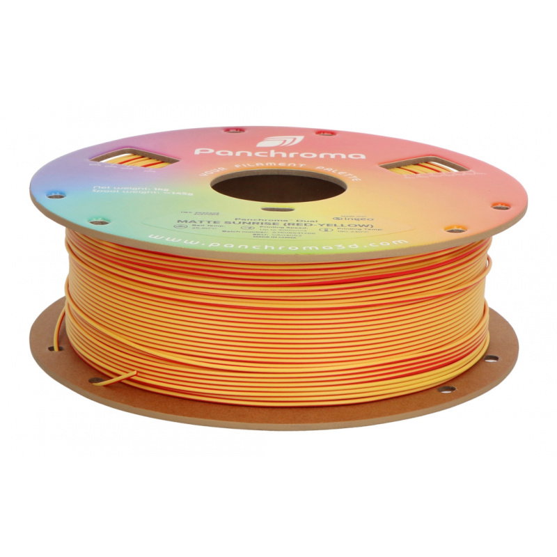 Polymaker vlákna Panchroma PLA Dual Sunrise 1,75 mm 1 kg –
