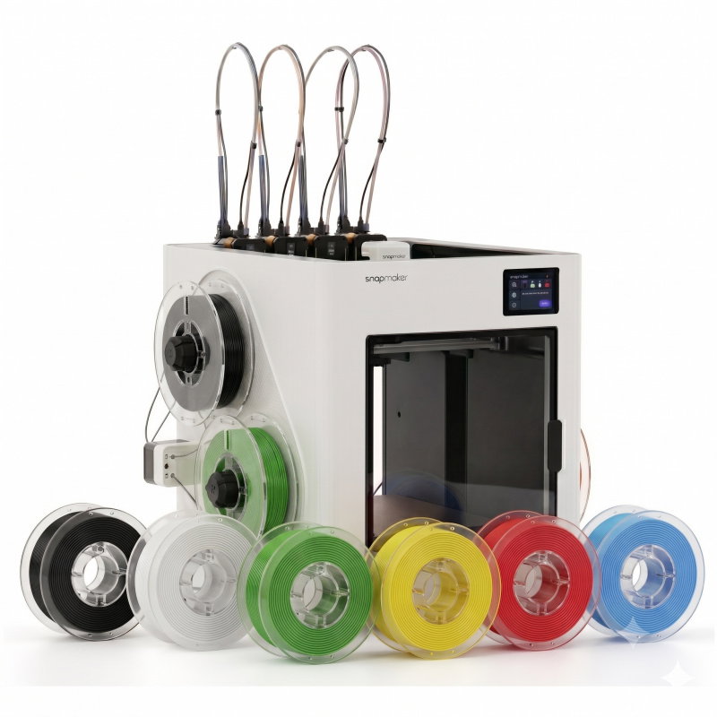 Balení - 3D tiskárna SnapMaker U1 + 6x PLA filament