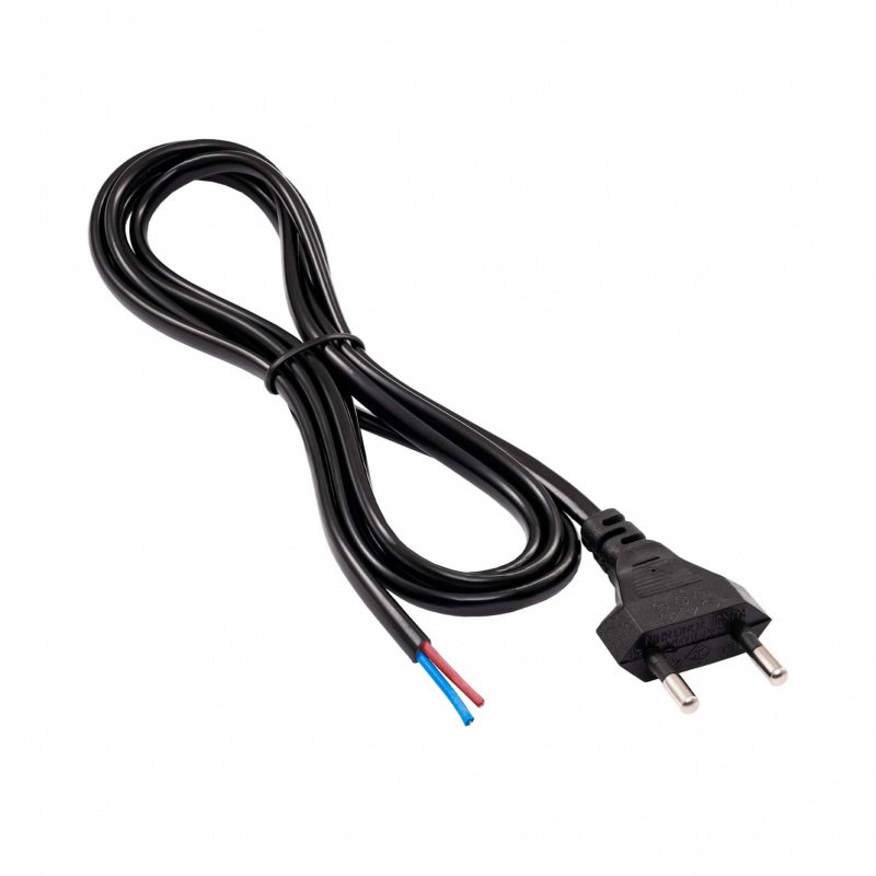 Kabel zasilający bez zakończenia Akyga AK-OT-04A CU 2x0.5mm²