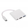 Hub USB Akyga AK-AD-57 USB type C (m) / USB 3.0 A (f) / USB - zdjęcie 1
