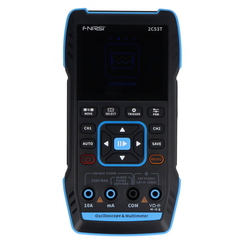 FNIRSI 2C53T 50MHz 250MS/s Handheld 3in1 Oscilloscope