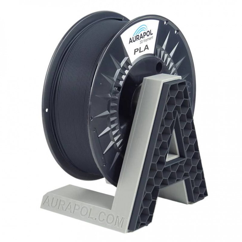 AURAPOL PLA 3D Filament Black-grey
