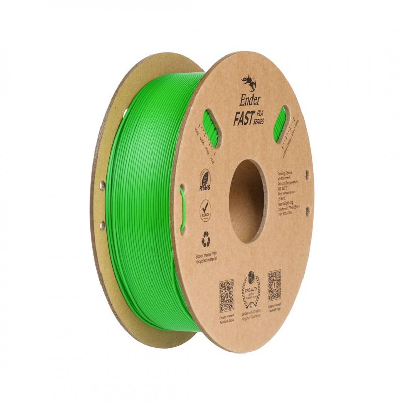 Ender Fast PLA Green _1.75_1KG_ Environmentally friendly paper