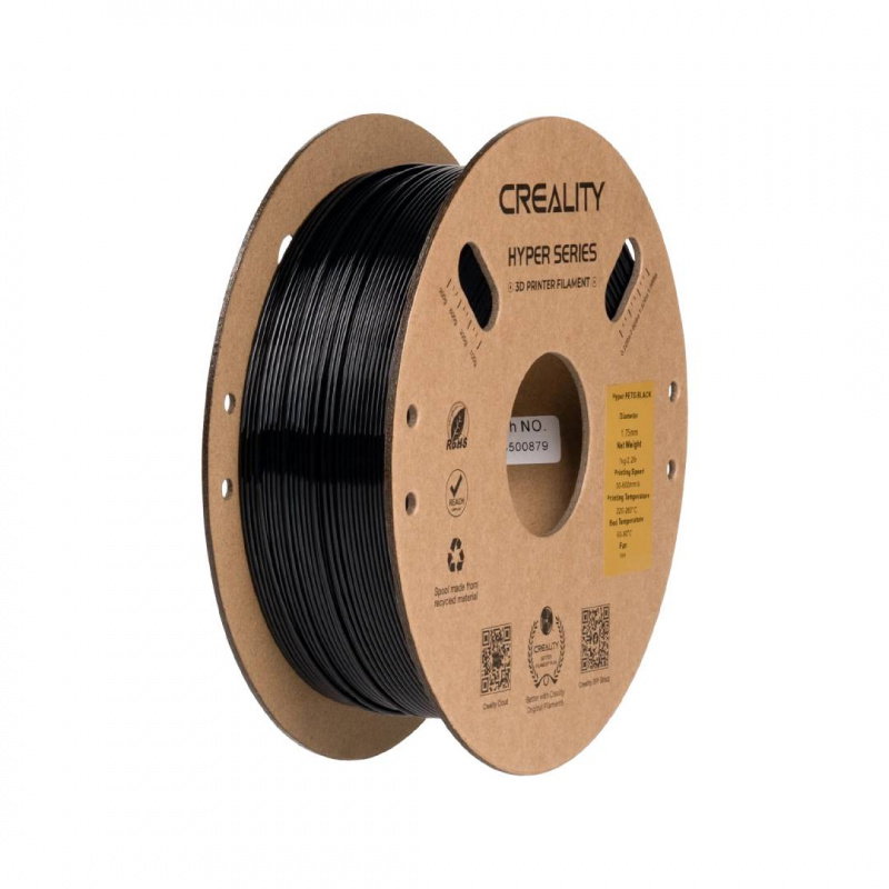 Hyper-PETG Black_ 1.75_ 1KG_ Environmentally friendly paper